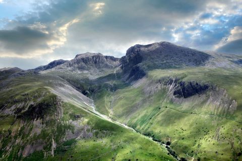 Scafell And Scafell Pike From Yewbarrow By Martin Lawrence