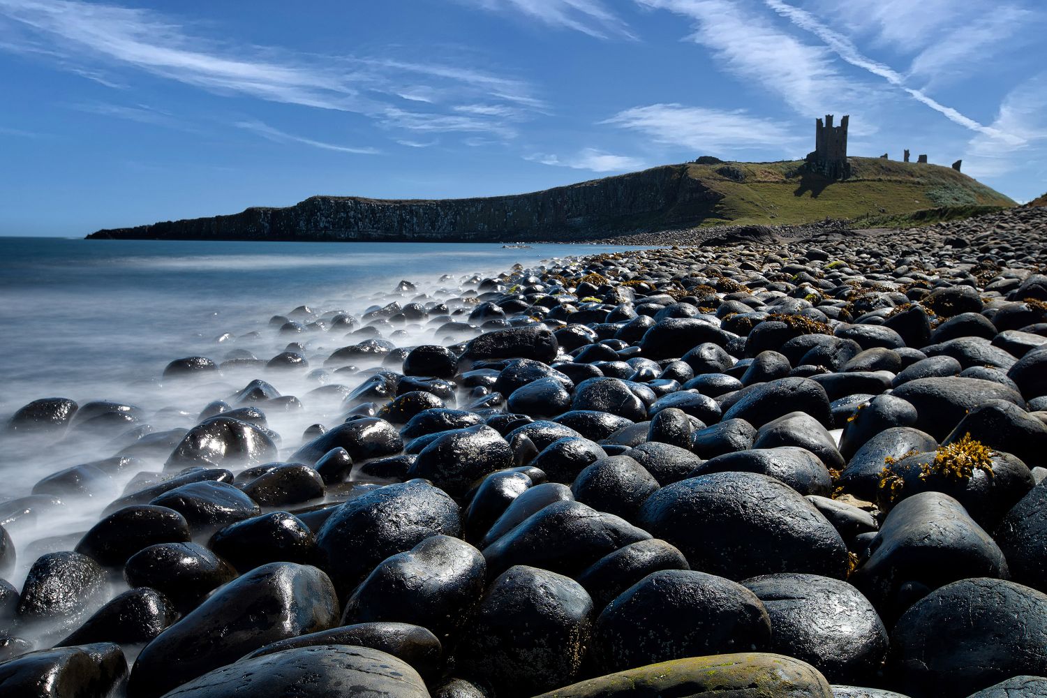 Dunstanburgh Castle from The Boulder City