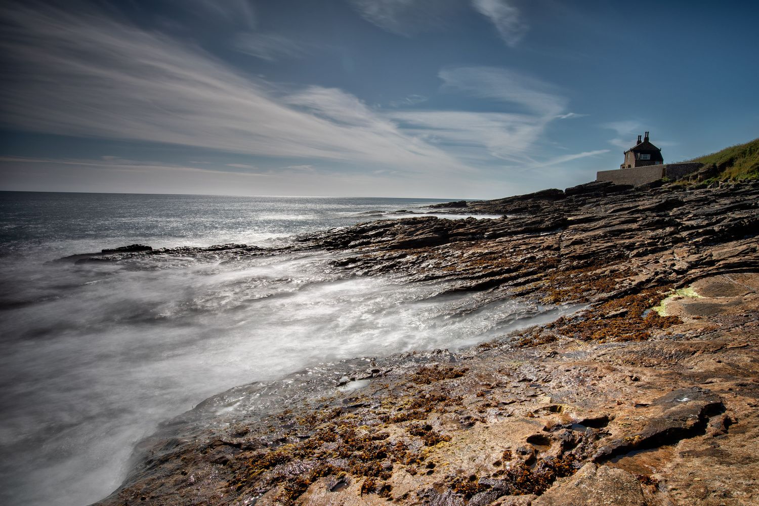 Greys Bathing House at Howick, Northumberland