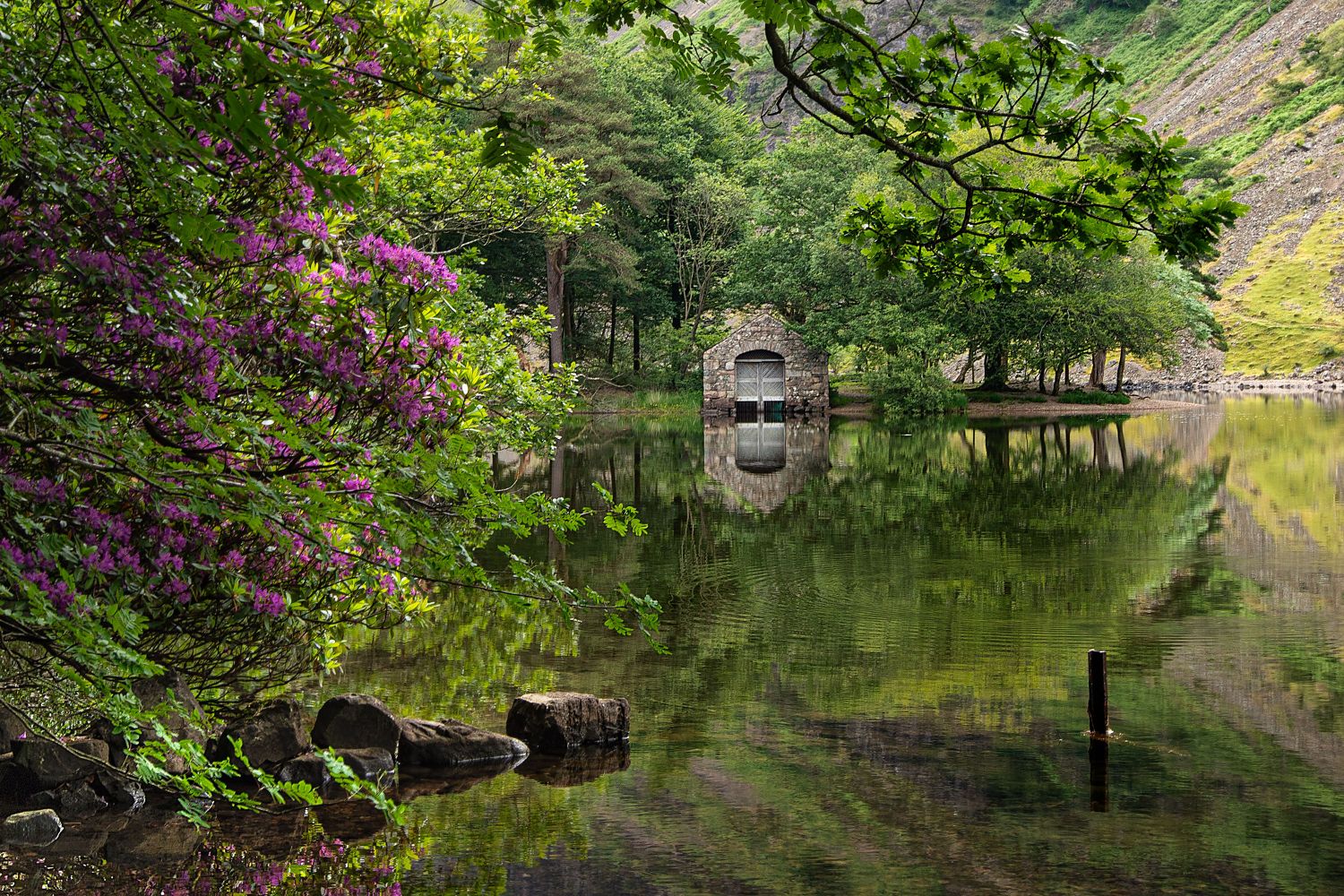 The Wastwater Boathouse by Martin Lawrence Photography