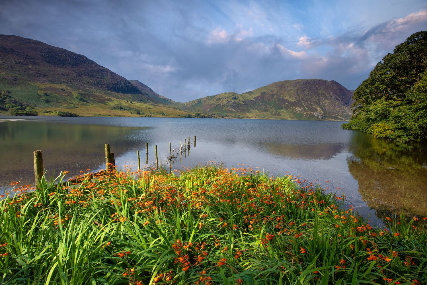 Crummock Water and Melbreak by Martin Lawrence Photography