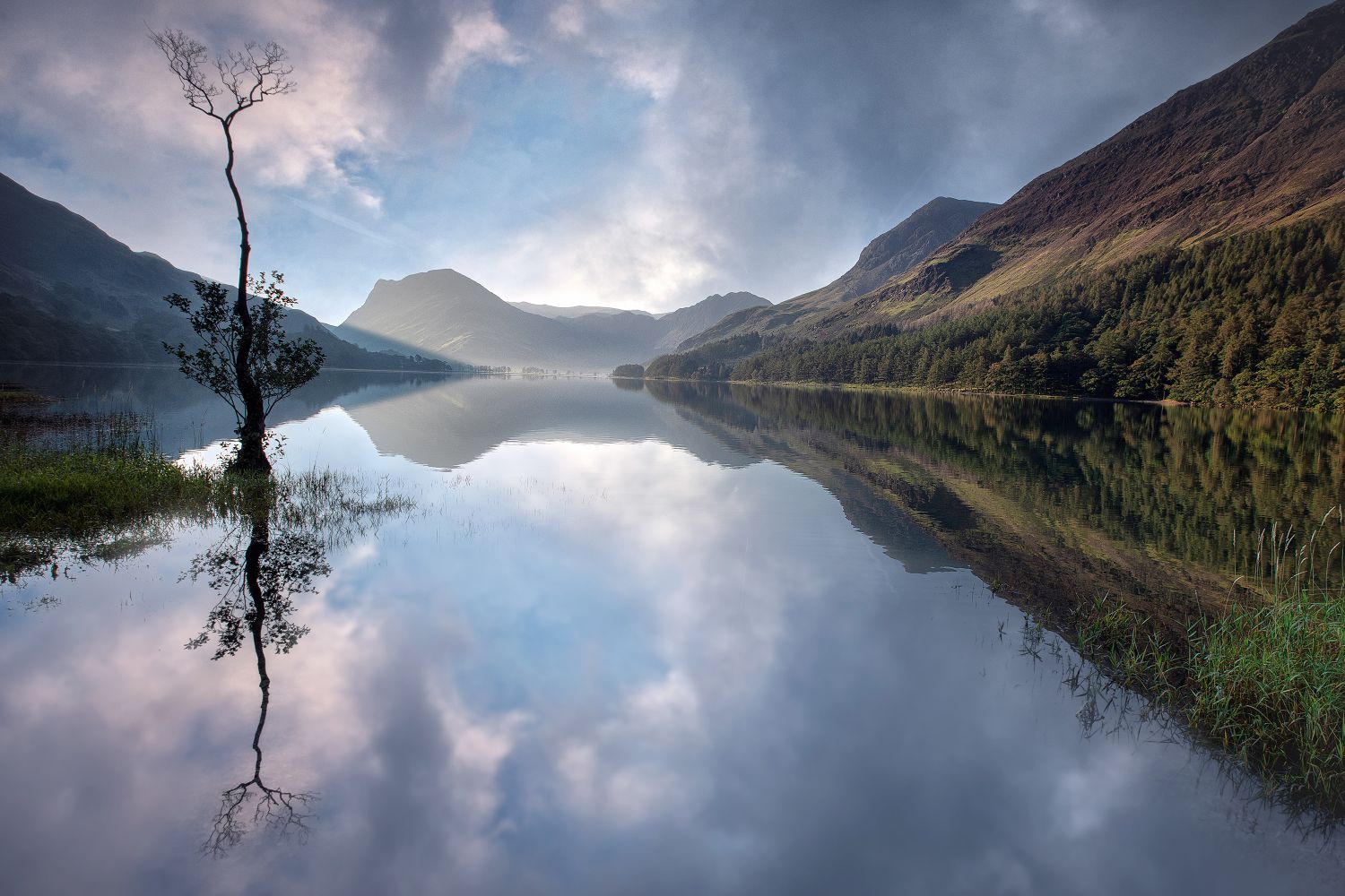 Late summer skies over Buttermere by Martin Lawrence Photography