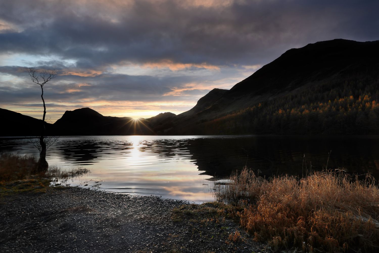 Sunrise over Fleetwith Pike and Haystacks by Martin Lawrence Photography