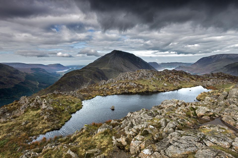 Ennerdale, High Crag & Crummock Water From Haystacks Summit Tarn