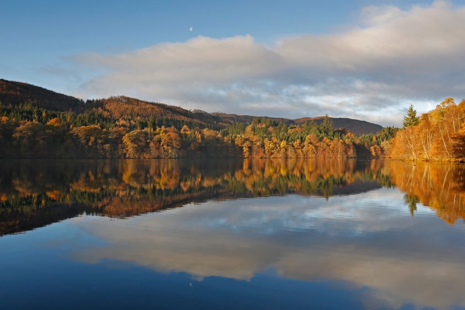 Autumn moon over Loch Faskally - Martin Lawrence